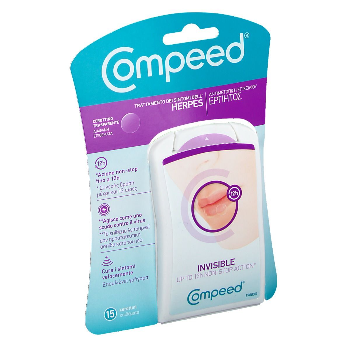 COMPEED TRATTAMENTO DELL'HERPES LABIALE 15 PEZZI - Farmacianumberone.it