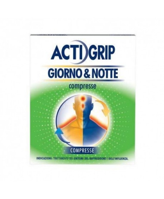 ACTIGRIP GIORNO&NOTTE*12+4CPR - Farmacianumberone.it