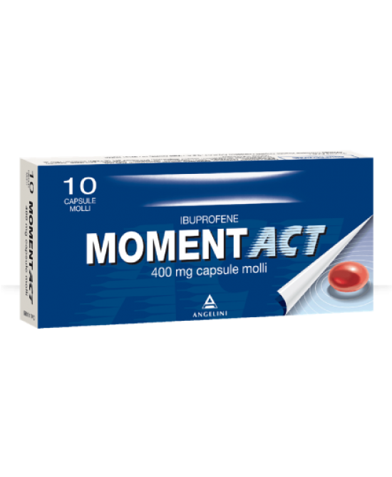 MOMENTACT*10CPS MOLLI 400MG - Farmacianumberone.it