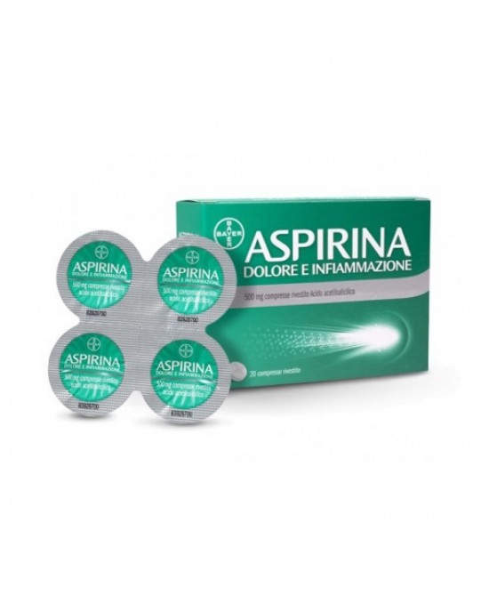 ASPIRINA DOLORE INF*20CPR500MG - Farmacianumberone.it