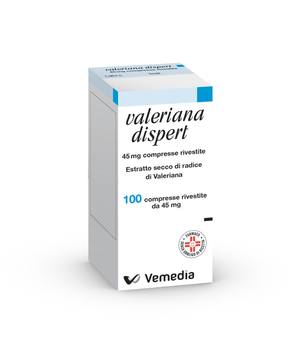 VALERIANA DISPERT*100CPR RIV45 - Farmacianumberone.it