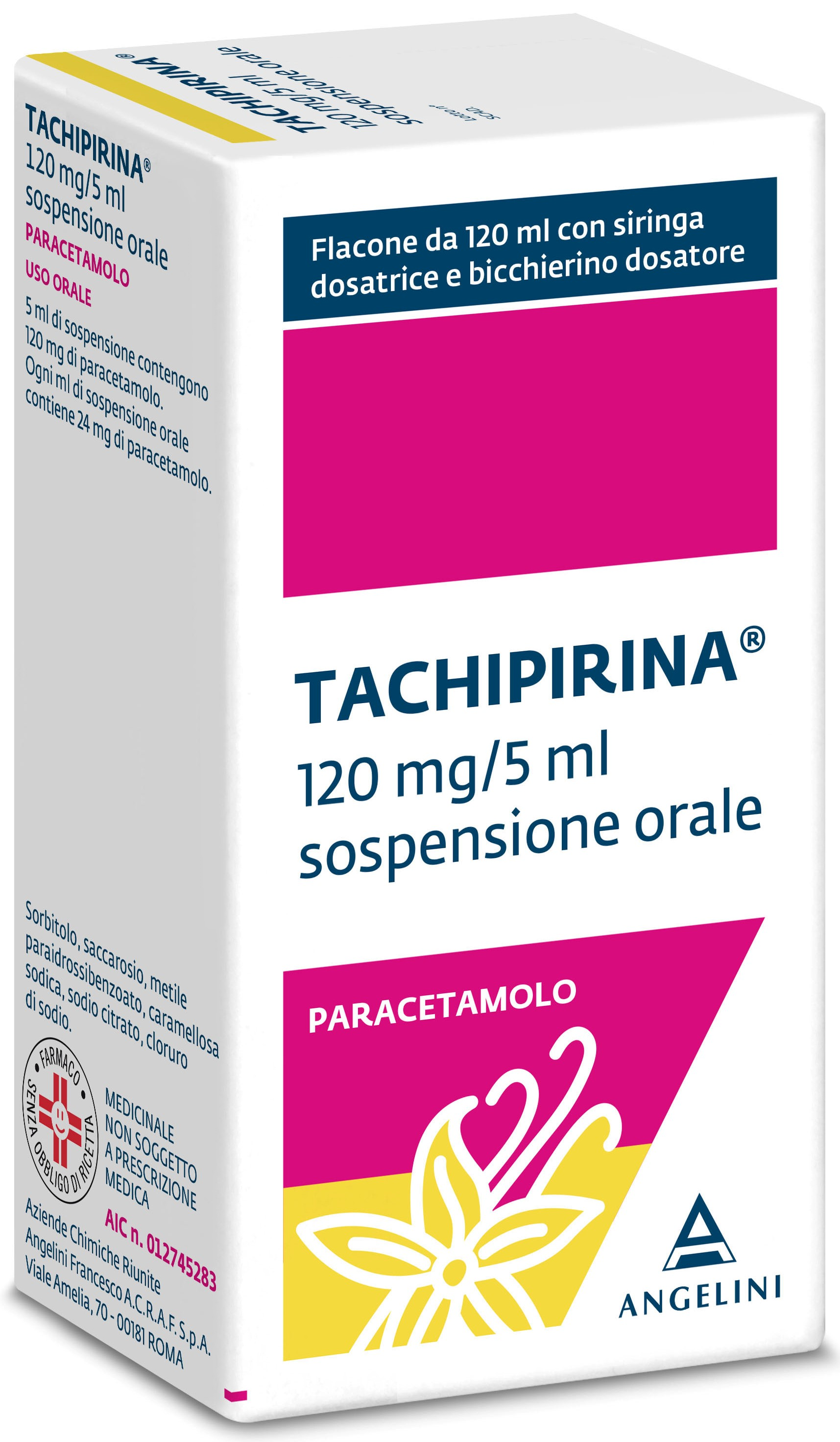 TACHIPIRINA*SOSP 120ML VAN/CAR - Farmacianumberone.it