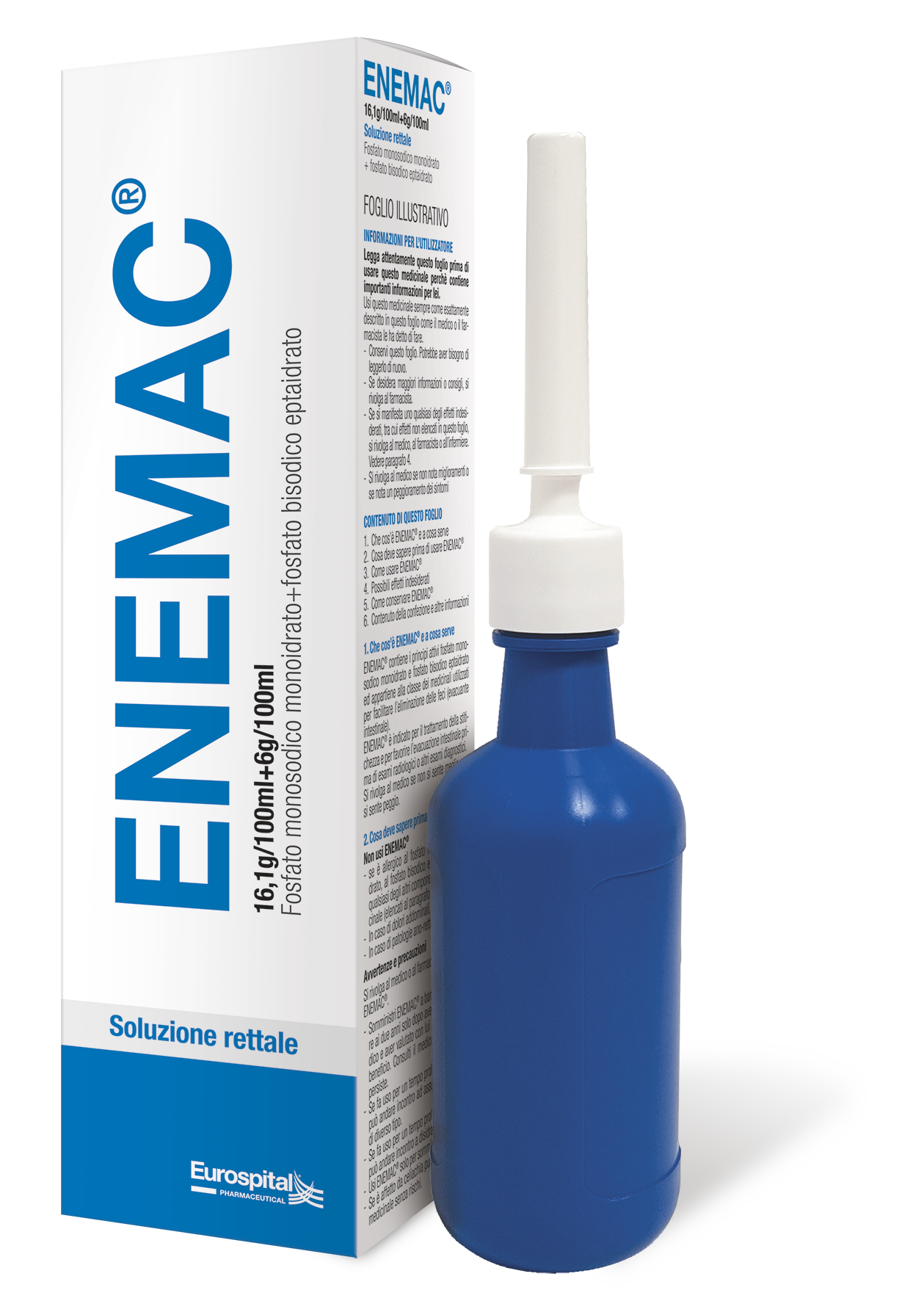 ENEMAC*FL 130ML 16,1+6/100ML - Farmacianumberone.it
