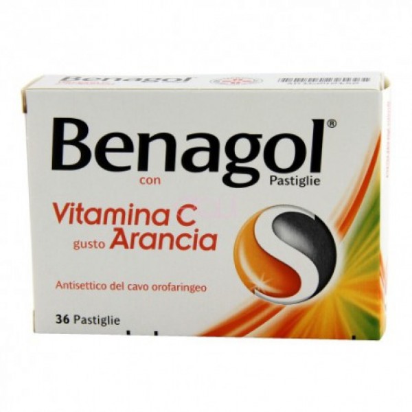 BENAGOL VIT C*36PAST ARANCIA - Farmacianumberone.it