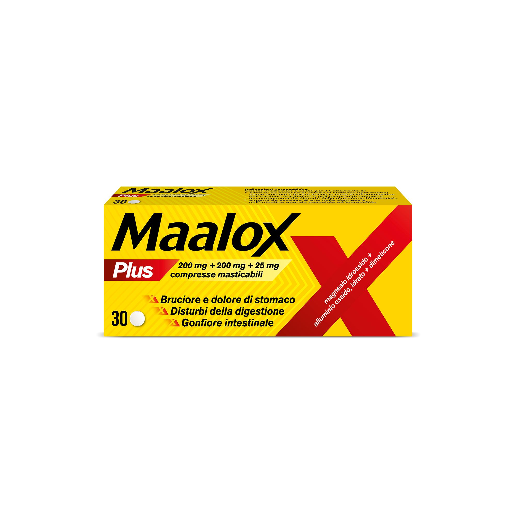 MAALOX PLUS*30CPR MAST - Farmacianumberone.it