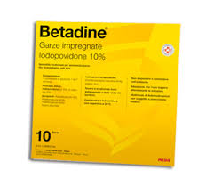 BETADINE*10GARZE IMPREGN 10x10 - Farmacianumberone.it