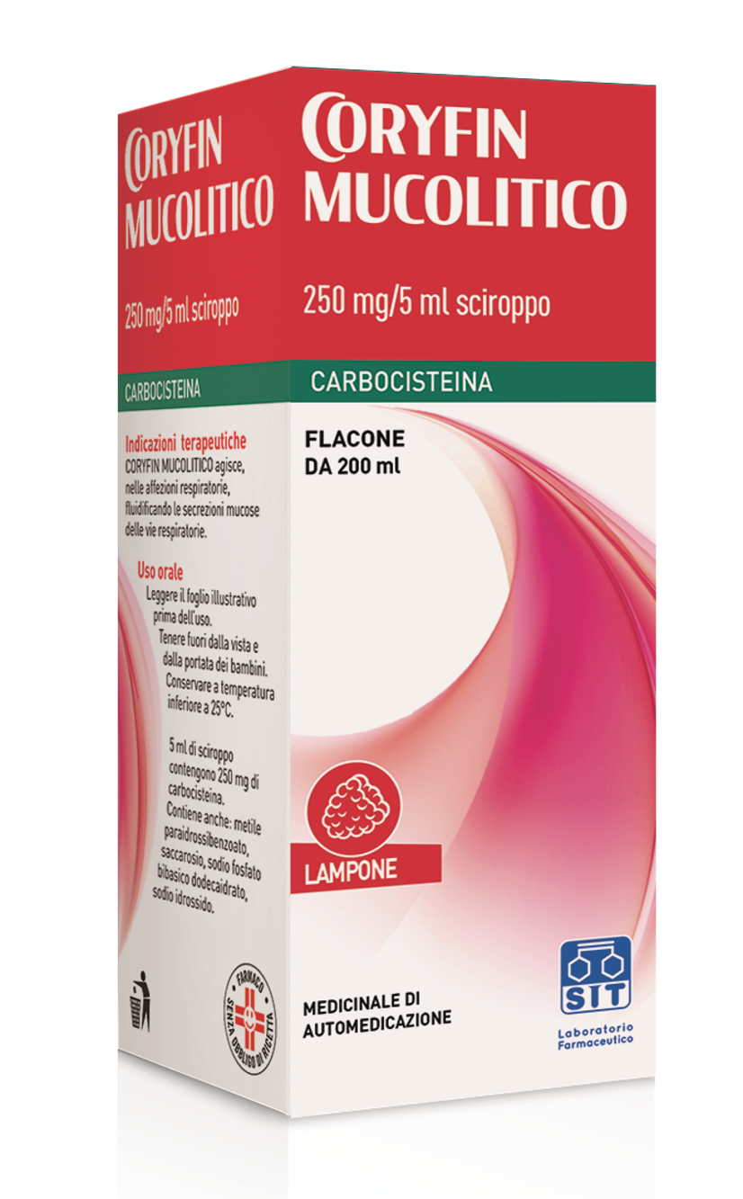 CORYFIN MUCOLITICO*SCIR 200ML - Farmacianumberone.it