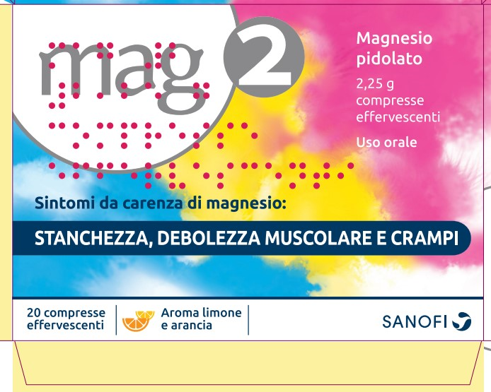 MAG 2*20CPR EFF 2,25G - Farmacianumberone.it