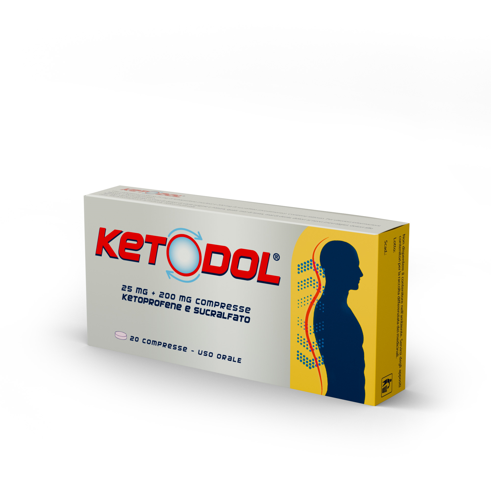 KETODOL*20CPR 25MG+200MG - Farmacianumberone.it