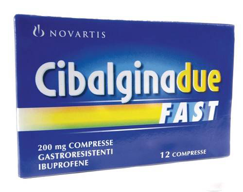 CIBALGINA DUE FAST*12CPR 200MG - Farmacianumberone.it