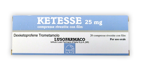 KETESSE*20CPR RIV 25MG - Farmacianumberone.it