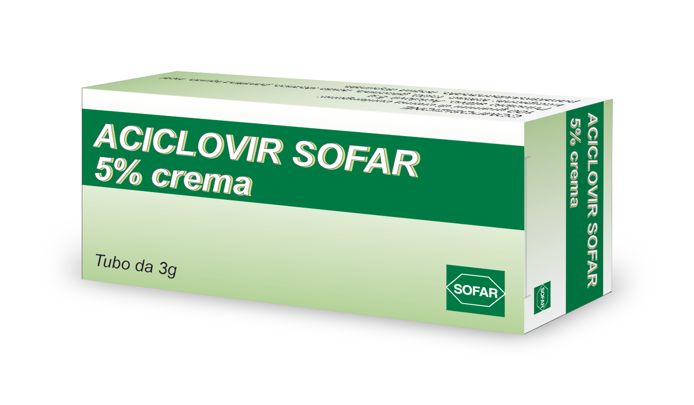 ACICLOVIR SOFAR*CREMA 5% 3G - Farmacianumberone.it