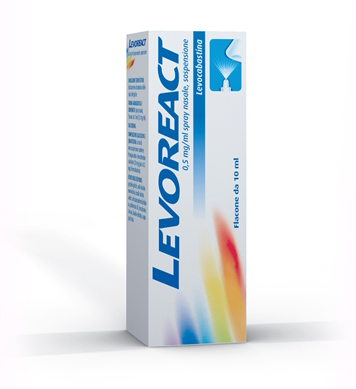 LEVOREACT*SPRAY NAS 10ML 0,5MG - Farmacianumberone.it