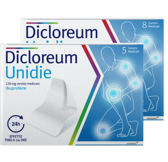 DICLOREUM UNIDIE*5CER 136MG24H - Farmacianumberone.it