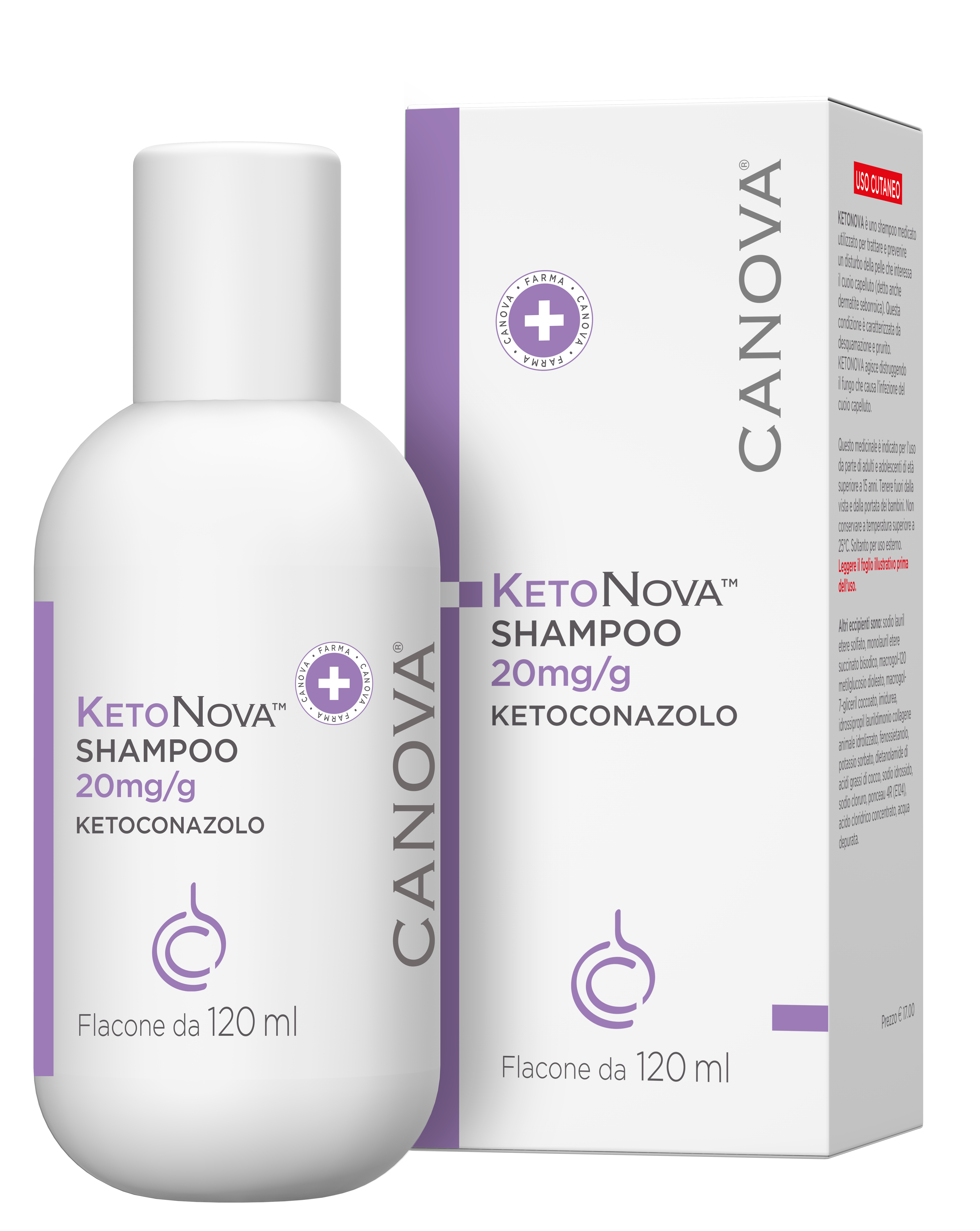 KETONOVA*SHAMPOO 120ML 20MG/G - Farmacianumberone.it