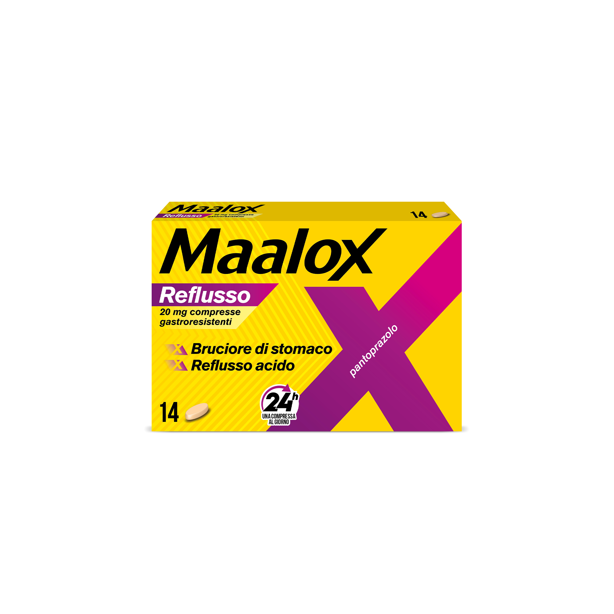 MAALOX REFLUSSO*14CPR 20MG - Farmacianumberone.it