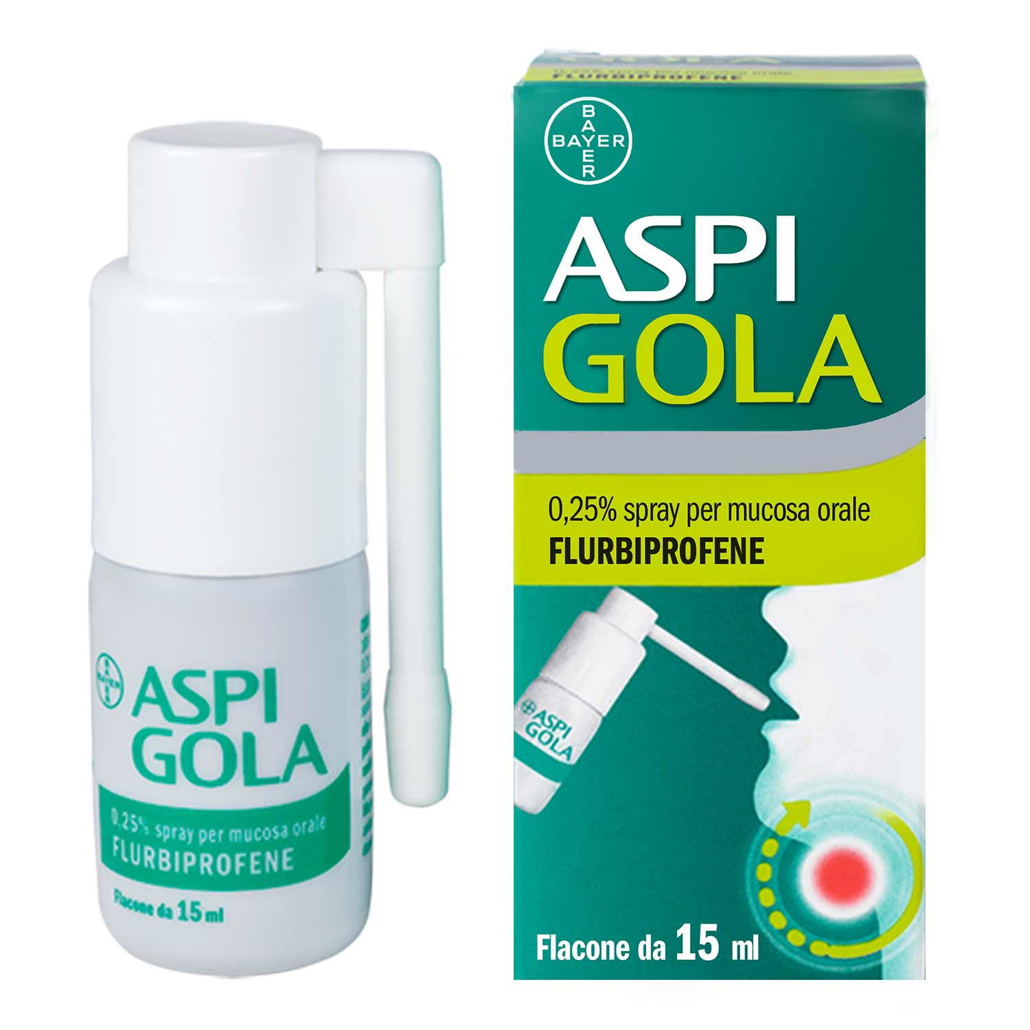 ASPI GOLA*OS SPRAY 15ML 0,25% - Farmacianumberone.it