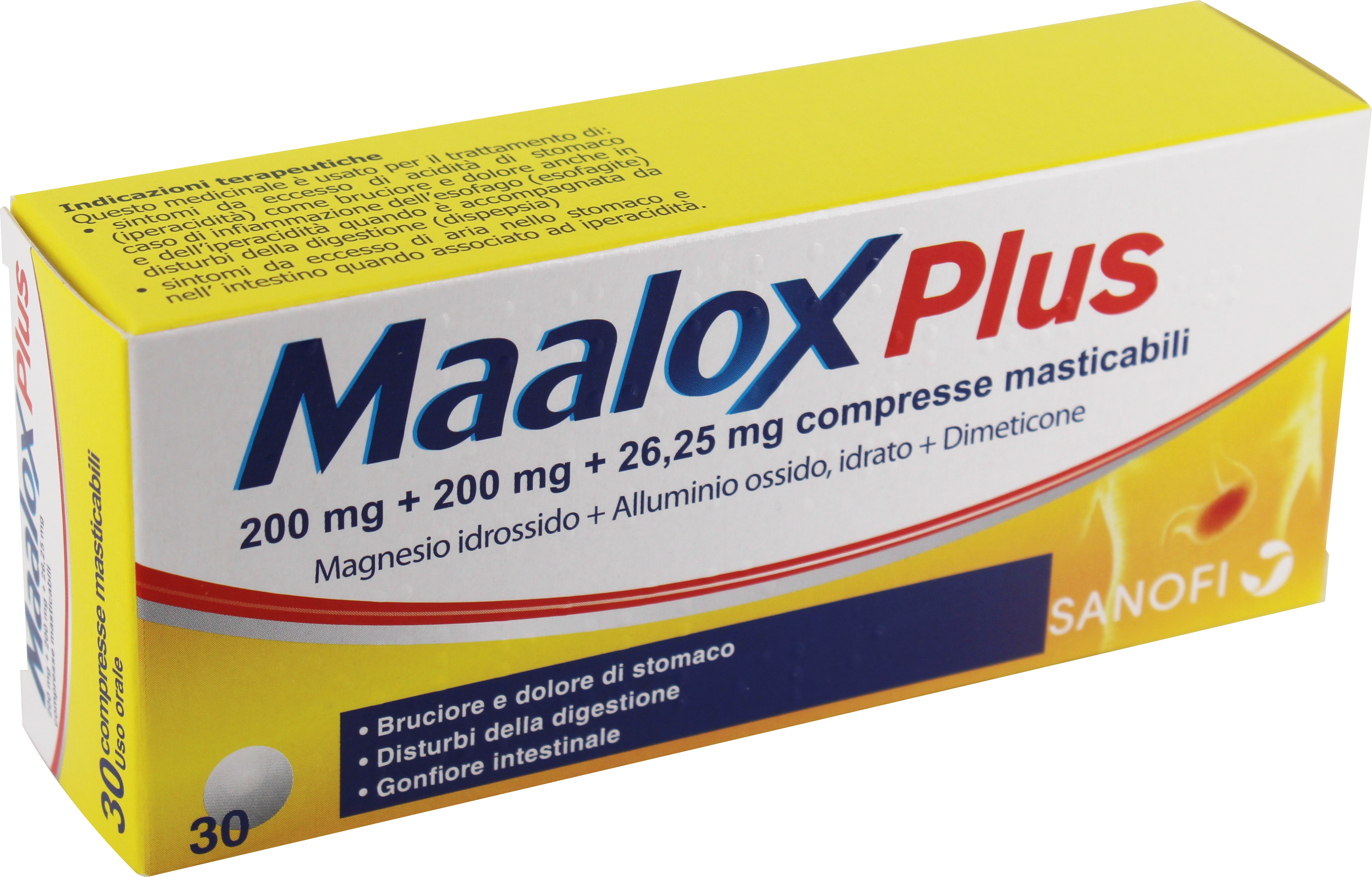 MAALOX PLUS*30CPR MAST - Farmacianumberone.it