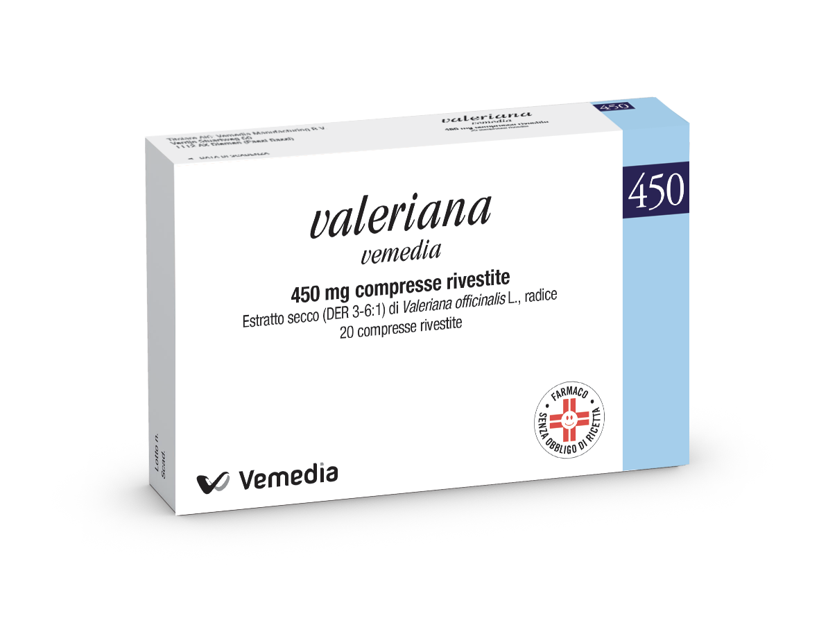 VALERIANA VEMEDIA*20CPR RIV450 - Farmacianumberone.it