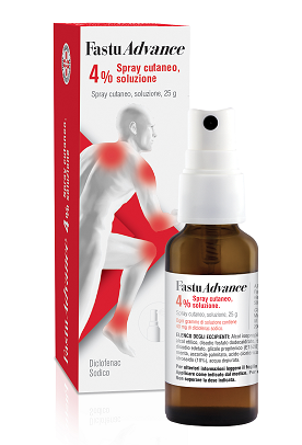 FASTUADVANCE*SPRAY 25G 4% - Farmacianumberone.it