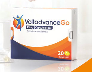 VOLTADVANCEGO*20CPS MOLLI 25MG - Farmacianumberone.it