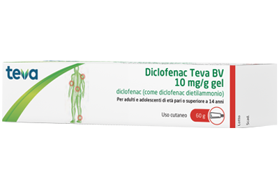 DICLOFENAC TEVA*GEL 60G 10MG/G - Farmacianumberone.it