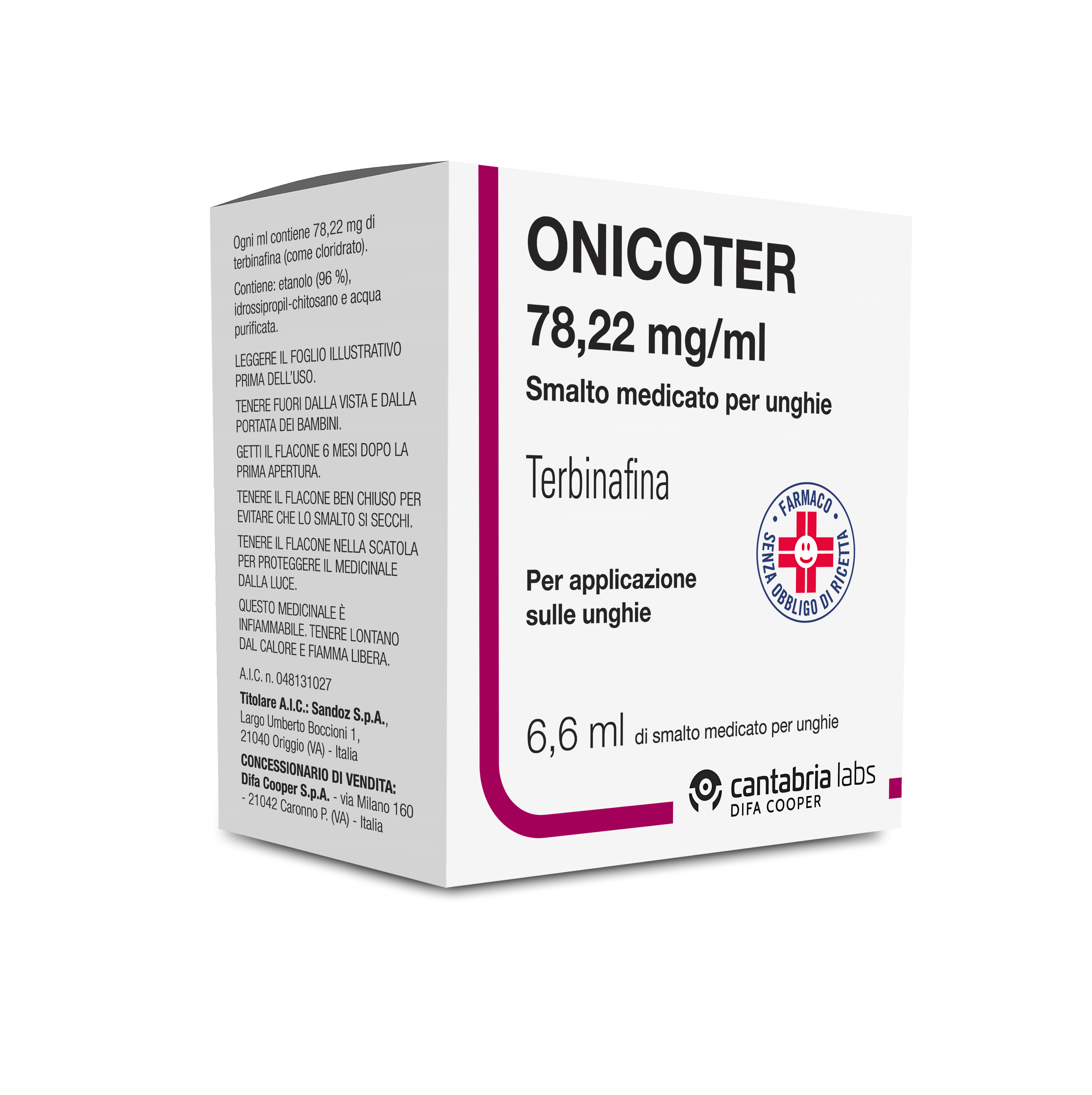 ONICOTER*SMALTO MED 1FL 6,6ML - Farmacianumberone.it