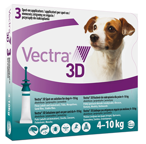 VECTRA 3D*3PIP 4-10KG VERDE - Farmacianumberone.it