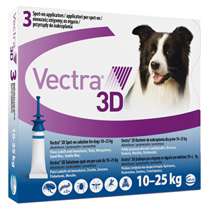 VECTRA 3D*3PIP 10-25KG BLU - Farmacianumberone.it
