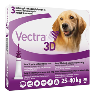VECTRA 3D*3PIP 25-40KG VIOLA - Farmacianumberone.it