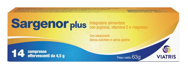 SARGENOR PLUS 14 COMPRESSE EFFERVESCENTI DA 4,5 G - Farmacianumberone.it