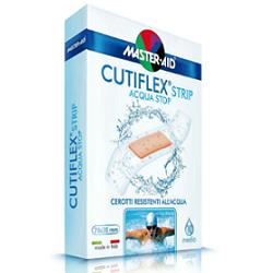 CEROTTO MASTER-AID CUTIFLEXMED STRIP TRASPARENTE IMPERMEABILE SUPPORTO IN POLIURETANO 4 FORMATI ASSORTITI 20 PEZZI - Farmacianumberone.it