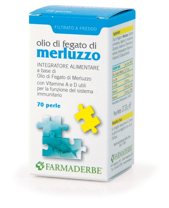 OLIO DI FEGATO DI MERLUZZO 70 PERLE - Farmacianumberone.it