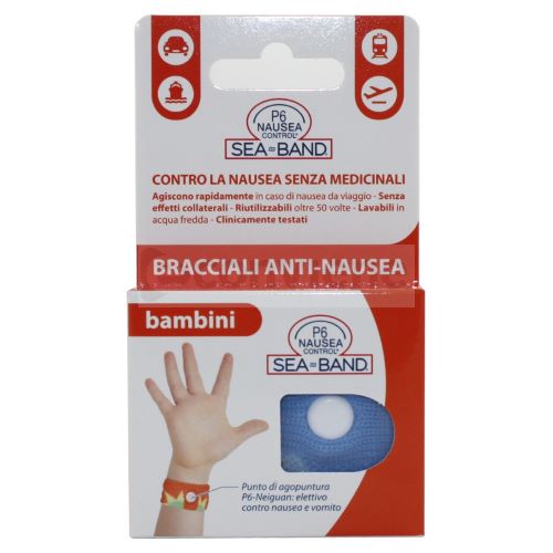 BRACCIALE ANTI NAUSEA PER BAMBINI P6 NAUSEA CONTROL 2 PEZZI - Farmacianumberone.it
