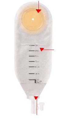SACCA PER DRENAGGIO DELLE FERITE COLOPLAST CAPACITA' MIDI 300ML 20 PEZZI ARTICOLO 2245 - Farmacianumberone.it