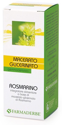 FARMADERBE ROSMARINO MACERATO GLICERINATO 50 ML - Farmacianumberone.it
