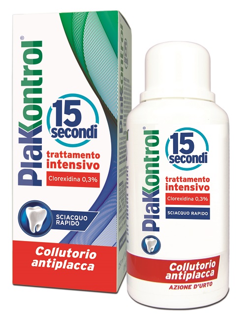 PLAKKONTROL 15 SECONDI COLLUTORIO 250 ML - Farmacianumberone.it