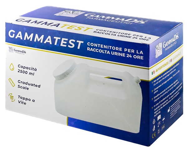 CONTENITORE STERILE PER LA RACCOLTA URINA GAMMASI 24H 2500 ML - Farmacianumberone.it
