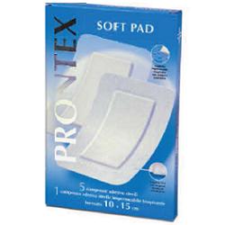 GARZA COMPRESSA PRONTEX SOFT PAD AUTOADESIVA 10X15CM 6 PEZZI - Farmacianumberone.it