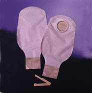 SACCA A FONDO APERTO OPACA CON PELLICOLA DI RIVESTIMENTO DISPOSITIVO DUE PEZZI CON SISTEMA DI AGGANCIO ATRAUMATICO SENZA VELCRO CONSECURA 70MM 10 PEZZI - Farmacianumberone.it