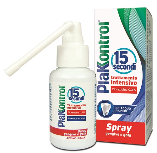 PLAKKONTROL 15 SECONDI COLLUTORIO SPRAY 50 ML - Farmacianumberone.it
