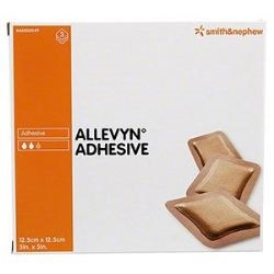 MEDICAZIONE IDROCELLULARE ADESIVA STERILE ALLEVYN ADHESIVE ALTAMENTE ASSORBENTE IN SCHIUMA DI POLIURETANO A STRUTTURA TRISTRATIFICATA 12,5X12,5CM 3 PEZZI - Farmacianumberone.it