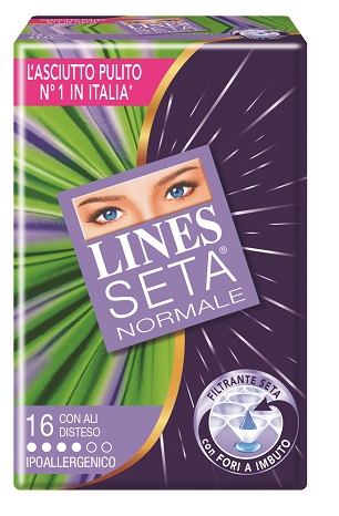 LINES SETA NORMALE CON ALI X 16 - Farmacianumberone.it