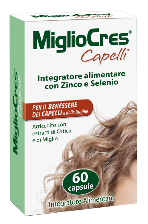 MIGLIOCRES CAPELLI 60 CAPSULE - Farmacianumberone.it