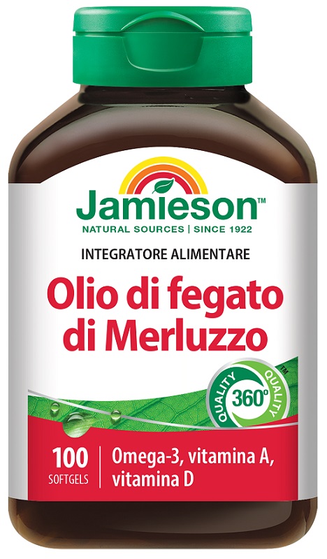 OLIO DI FEGATO DI MERLUZZO 100 PERLE - Farmacianumberone.it