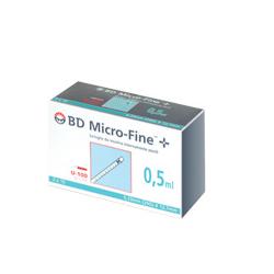 SIRINGA INSULINA BECTON DICKINSON 0,5 ML 100 UI AGO GAUGE 29 30 PEZZI - Farmacianumberone.it