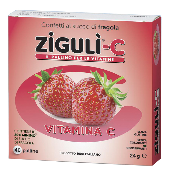 ZIGULI C FRAGOLA 40 CONFETTI 24 G - Farmacianumberone.it