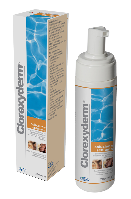 CLOREXYDERM SOLUZIONE SCHIUMA 200 ML - Farmacianumberone.it