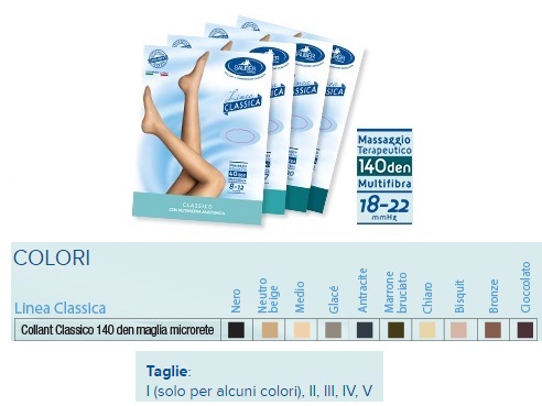 SAUBER COLLANT 140 DENARI MAGLIA MICRORETE CHIARO 3 LINEA CLASSICA - Farmacianumberone.it