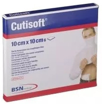 GARZA IDROFILA COMPRESSA CUTISOFT TESSUTO NON TESSUTO 10X10 CM 6 PEZZI - Farmacianumberone.it